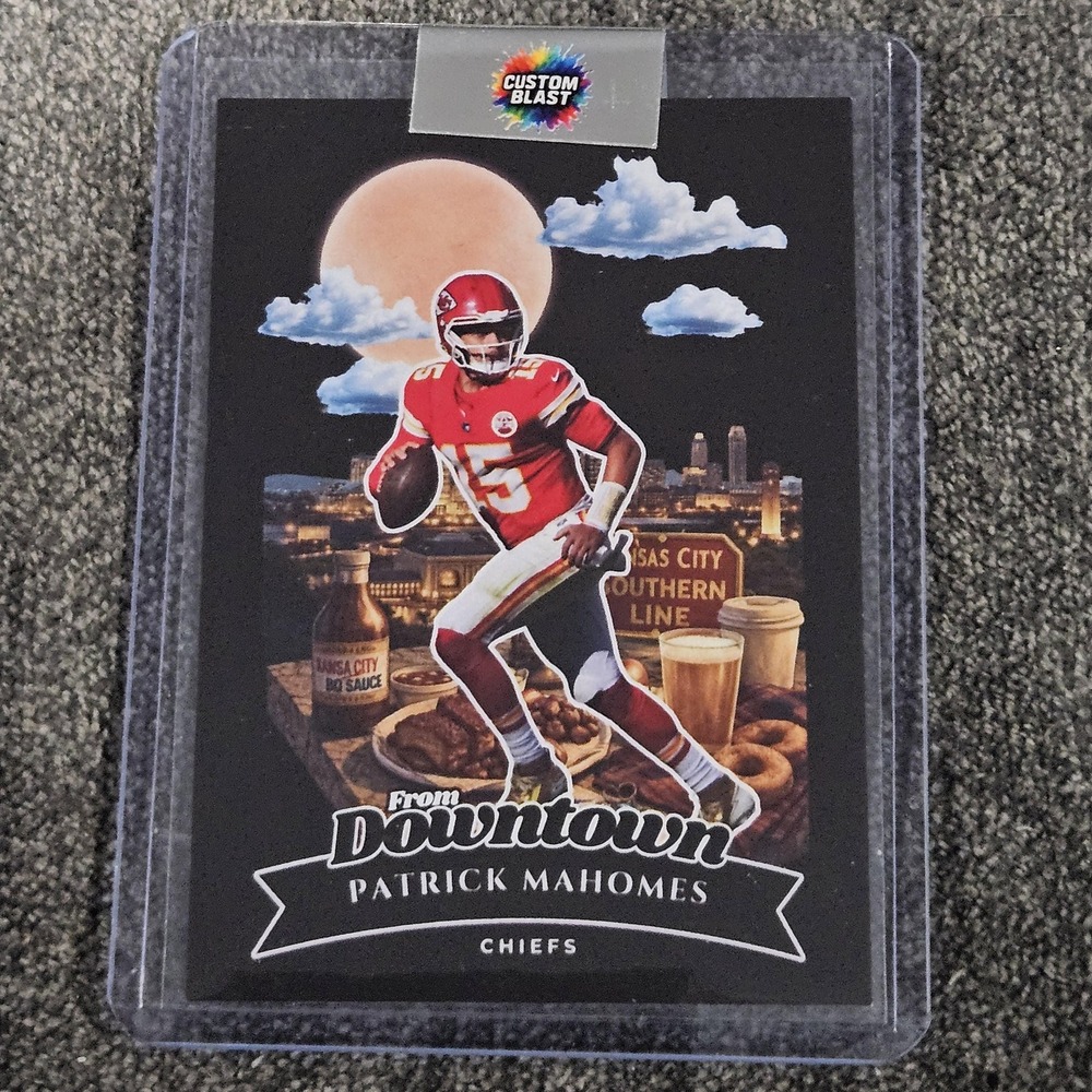 Patrick Mahomes Custom Art Fan Made Card
